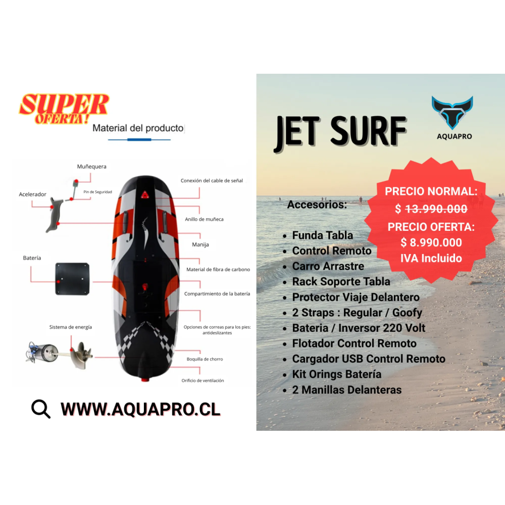 Jet Surf Eléctrico
