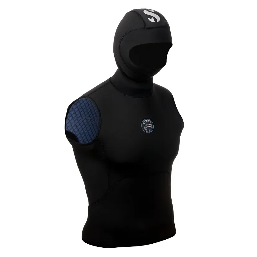 CHALECO INTERIOR CON CAPUCHA EVERFLEX YULEX® Dive, Hombre, 5/3mm