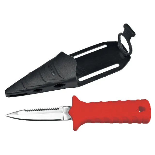 Cuchillo de Buceo Seac Samurai Rojo