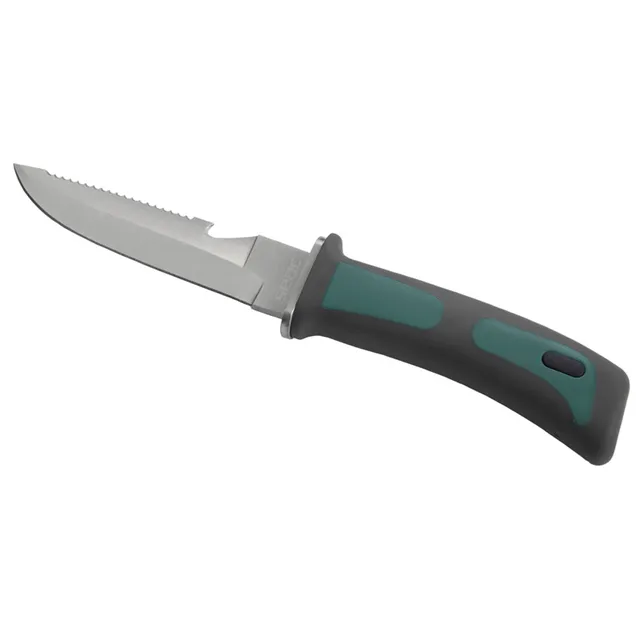 Cuchillo de Buceo Seac Bat con Cortador de Sedal Verde