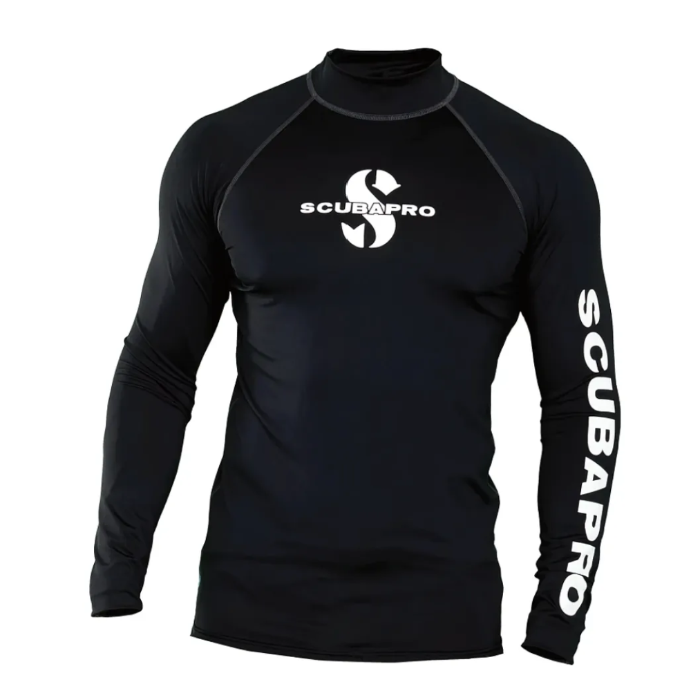Rash Guard de Manga Larga con UPF 50, Hombre