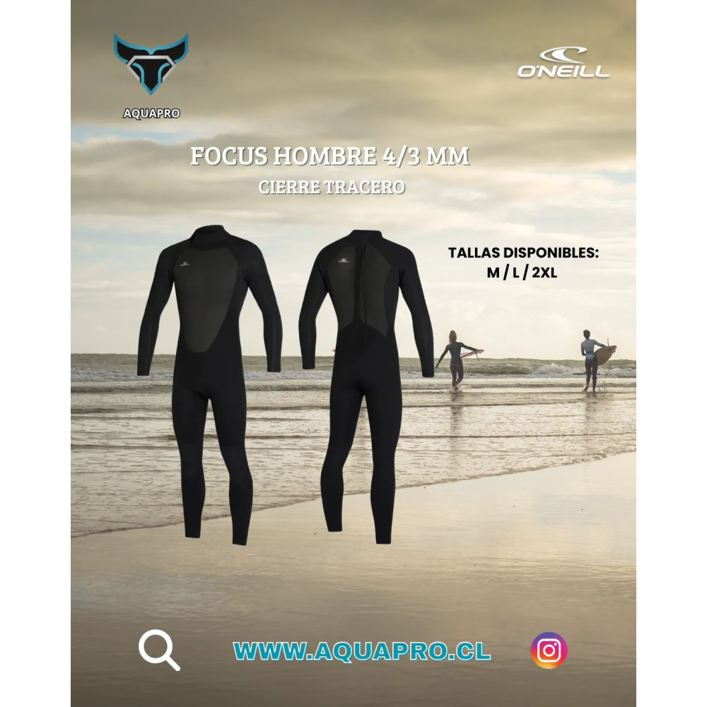 Traje Hombre Focus BZ 4/3MM