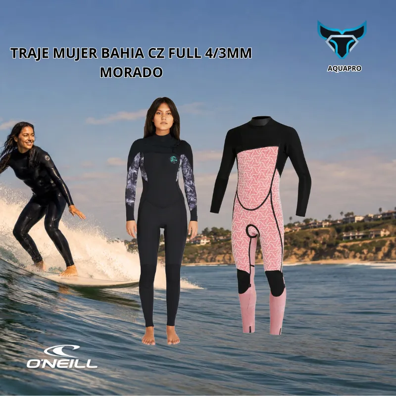 TRAJE MUJER BAHIA CZ FULL 4/3MM MORADO