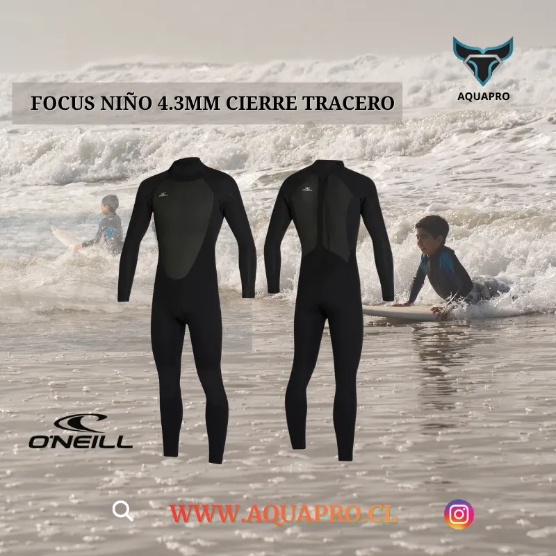 TRAJE FOCUS NIÑO BZ SEALED FULL 4/3MM