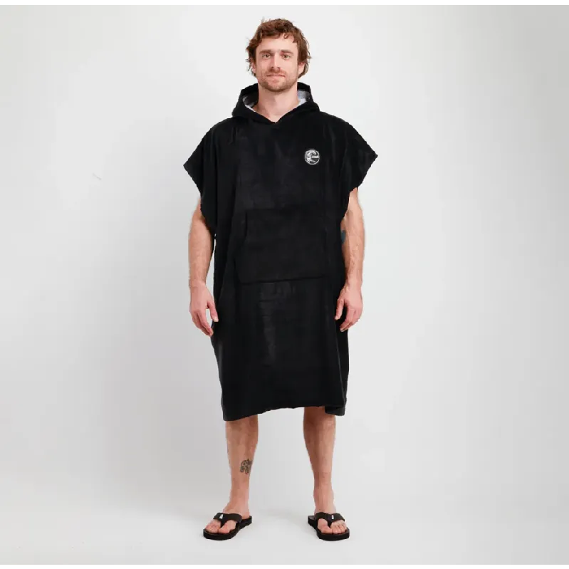 PONCHO TOALLA NEGRO